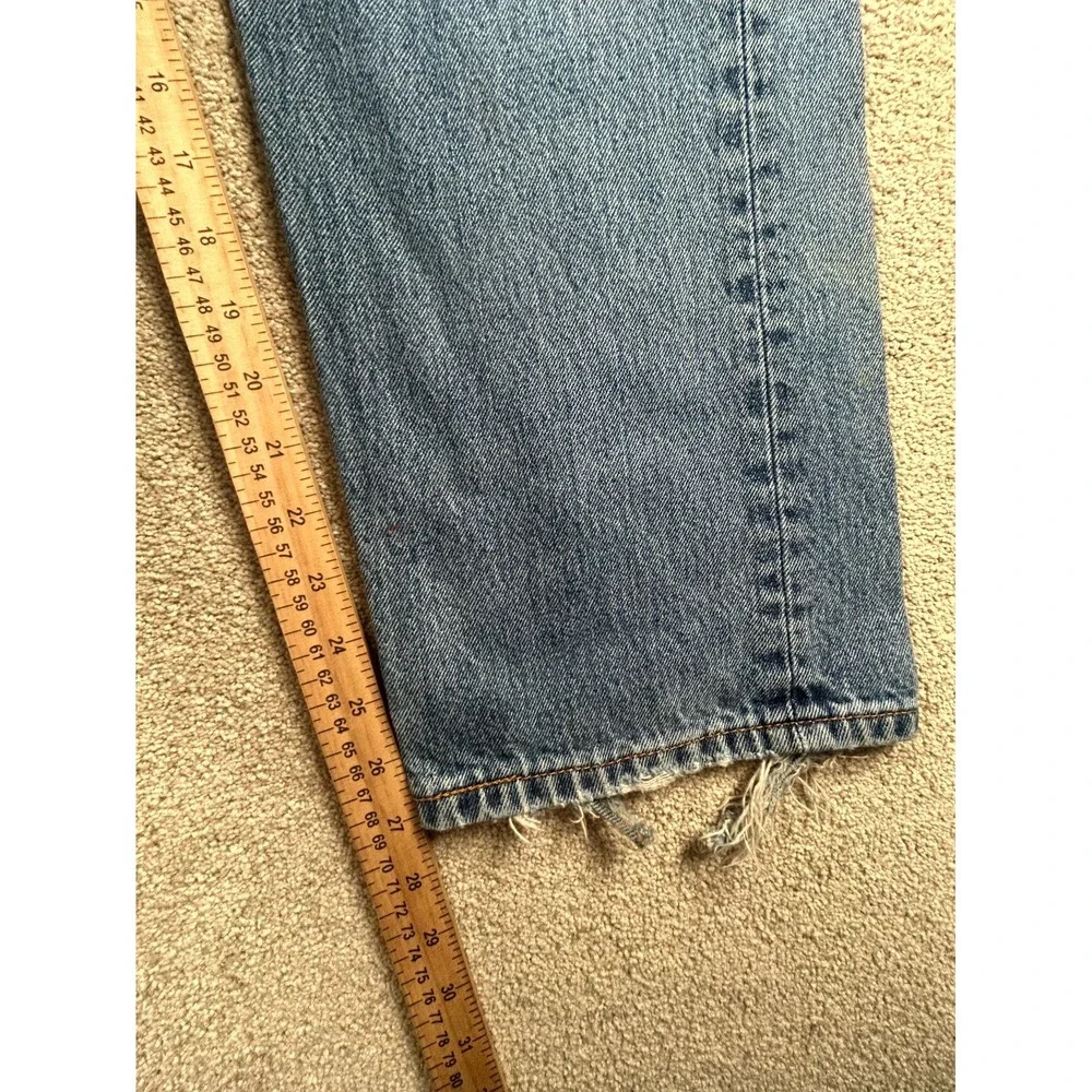 Levis 505 Jeans Mens 36x30 Blue Denim Regular Fit‎ Straight Leg Everyday Wear